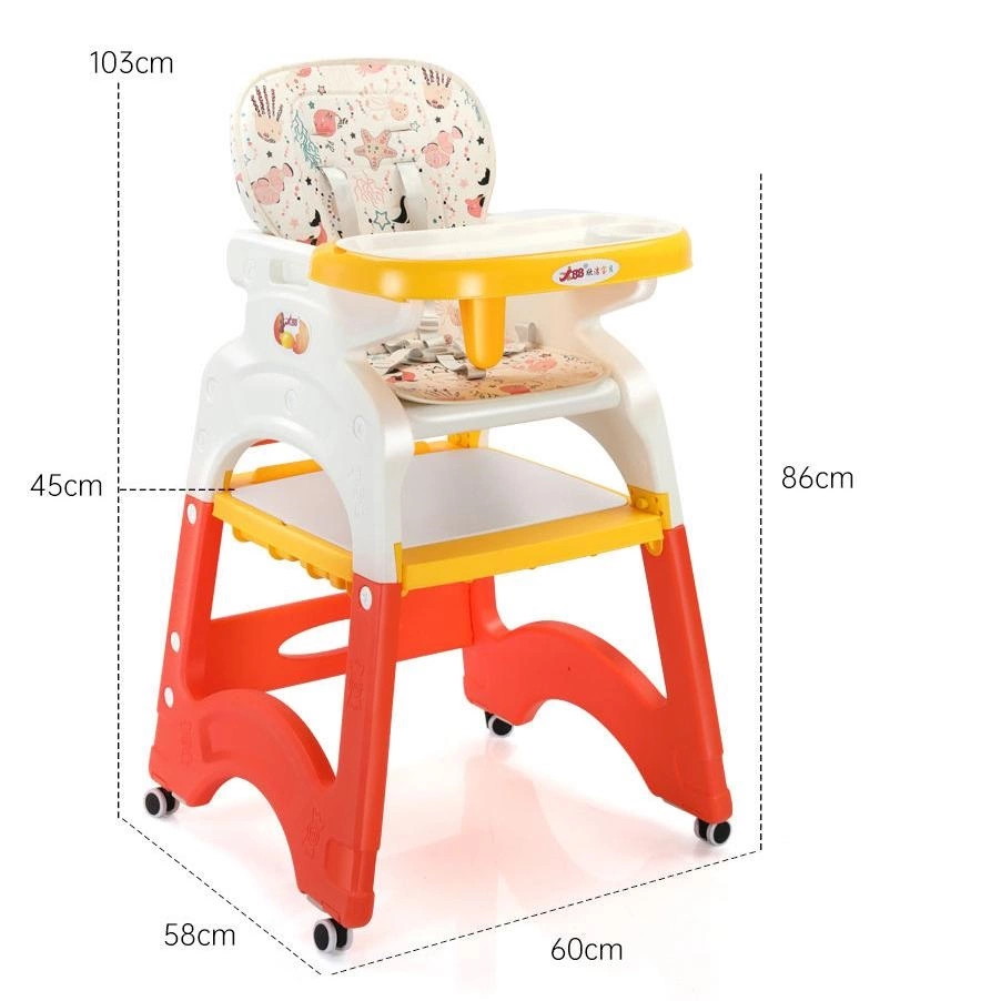 Multi-functional Kid-Feeding Dining High Chair