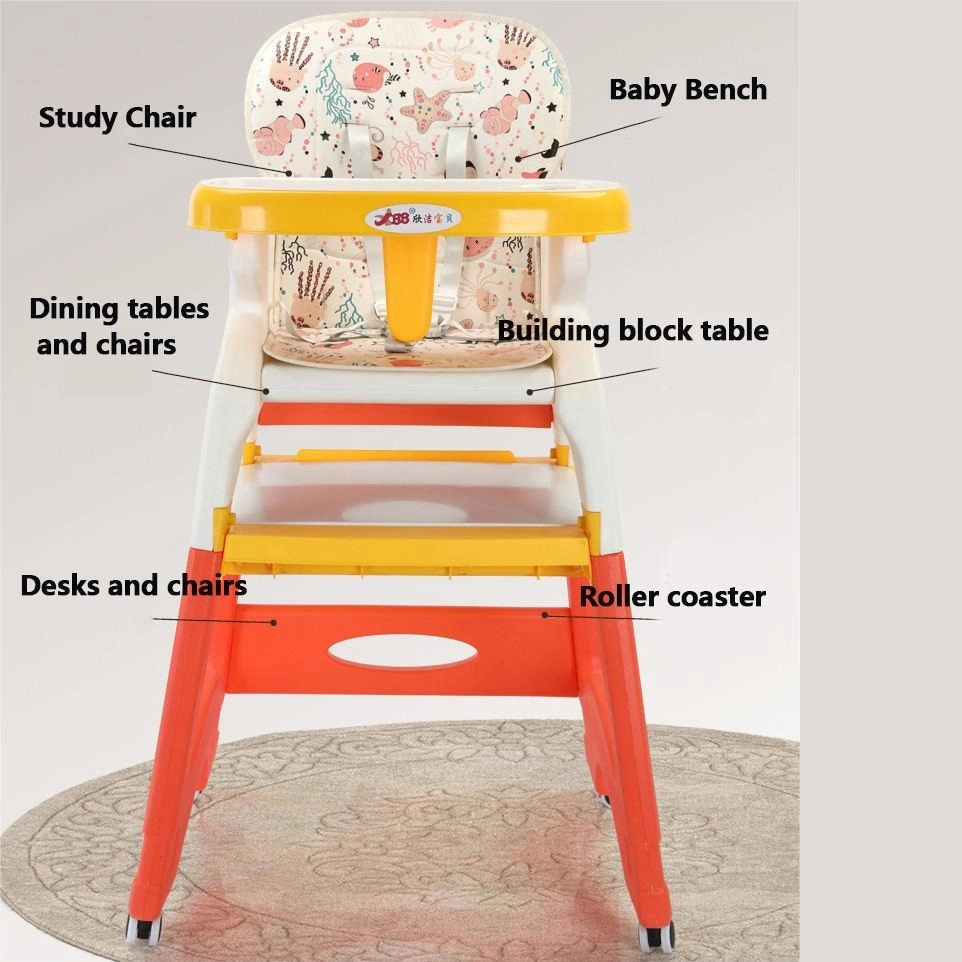 Multi-functional Kid-Feeding Dining High Chair