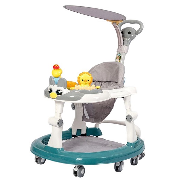 Popular Comfortable Baby Walker with Awning (1)