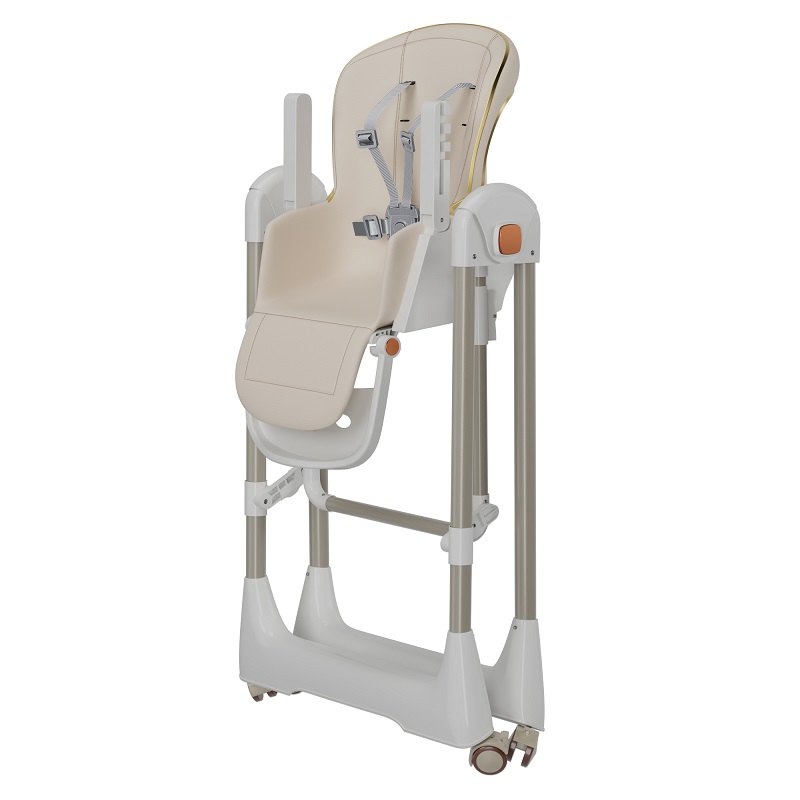 Adjustable Baby High Chair 11-3-cream-23s