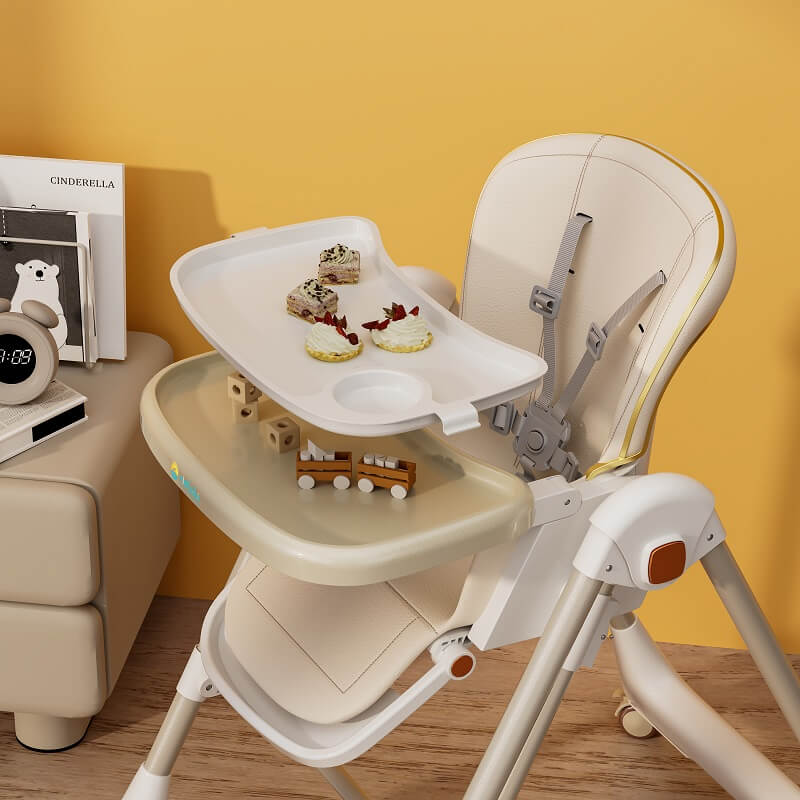 Adjustable Baby High Chair 11-3-cream-6s