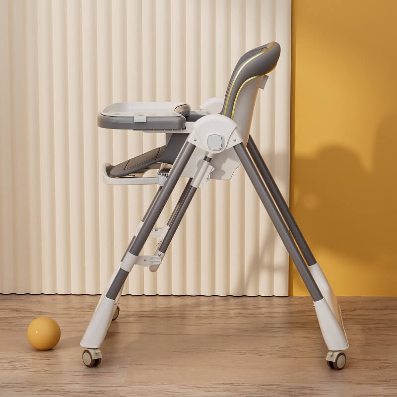 Adjustable Baby High Chair 11-3-grey-13s
