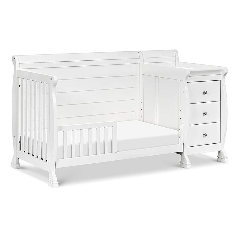 Classic White Baby Crib WBB617-1