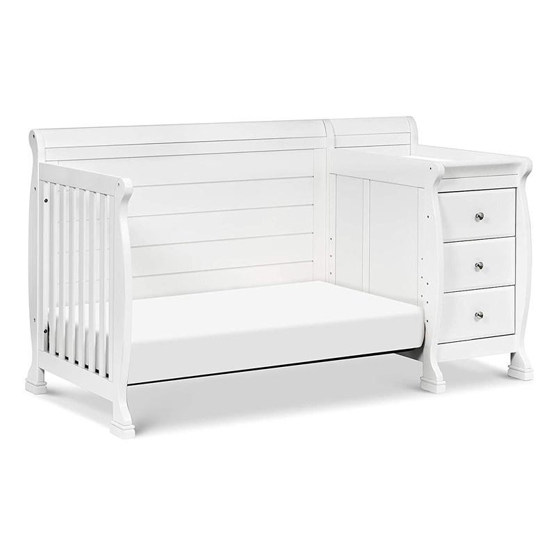 Classic White Baby Crib WBB617-5