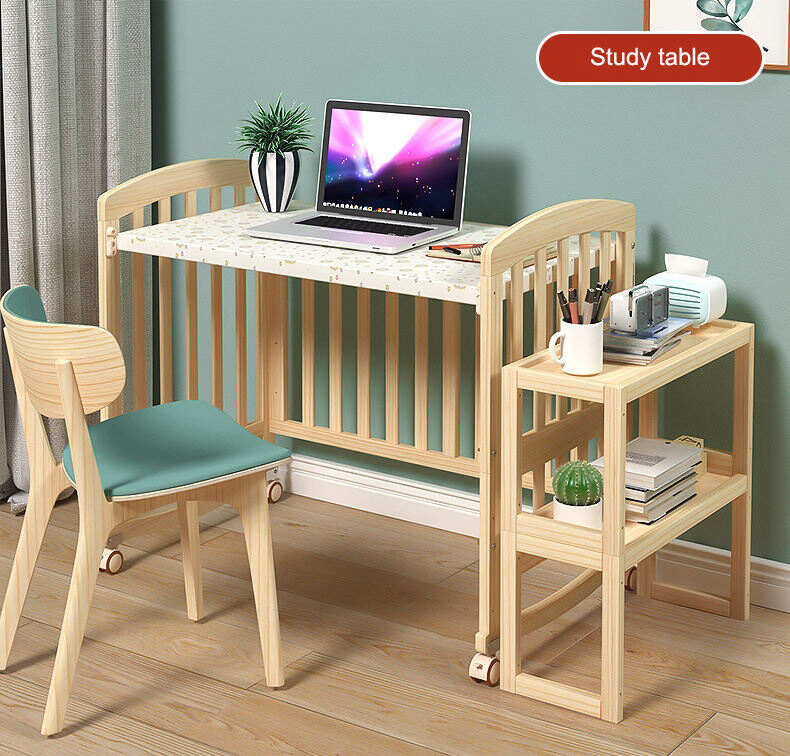 Flexible wooden cosleeping baby bed infant crib