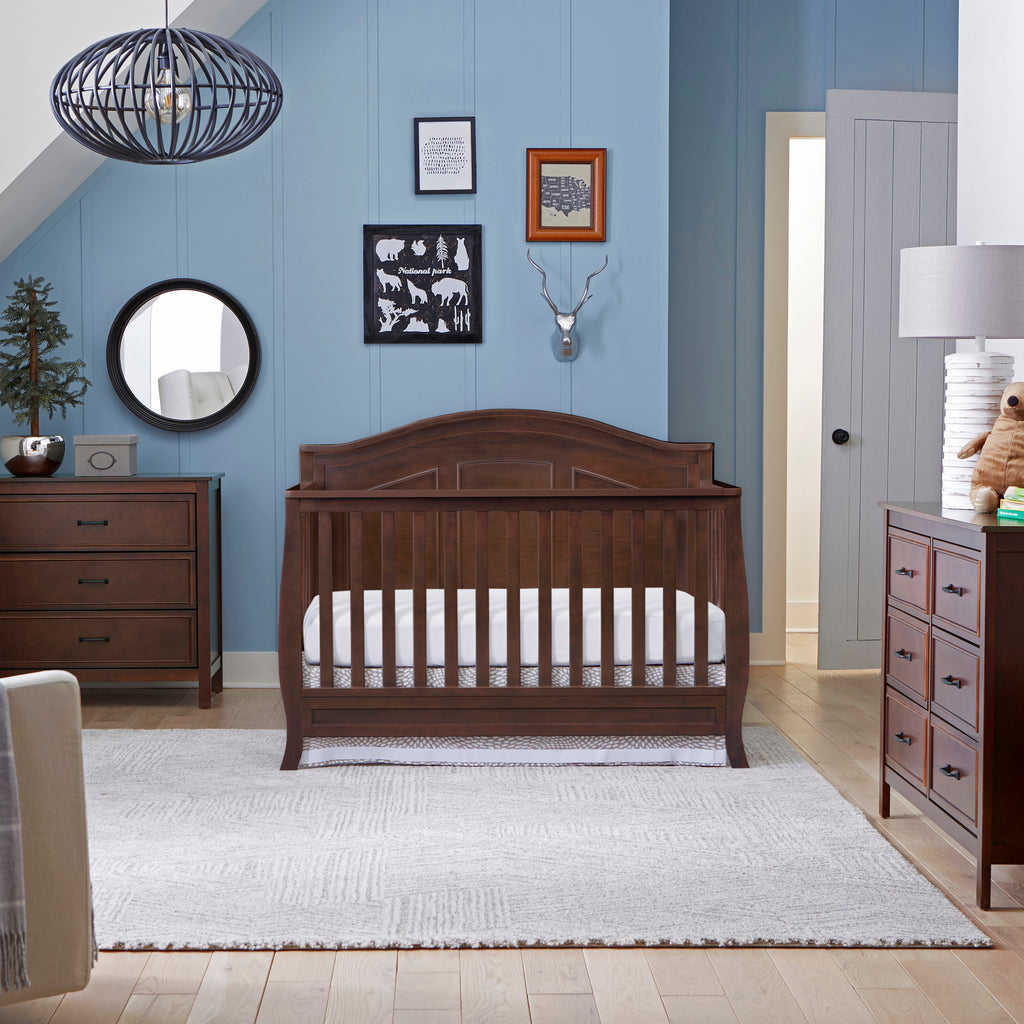 4 in 1 Brown Convertible Crib