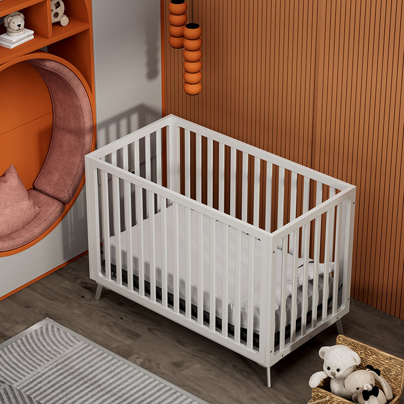 Popular White 3 in 1 Convertible Crib