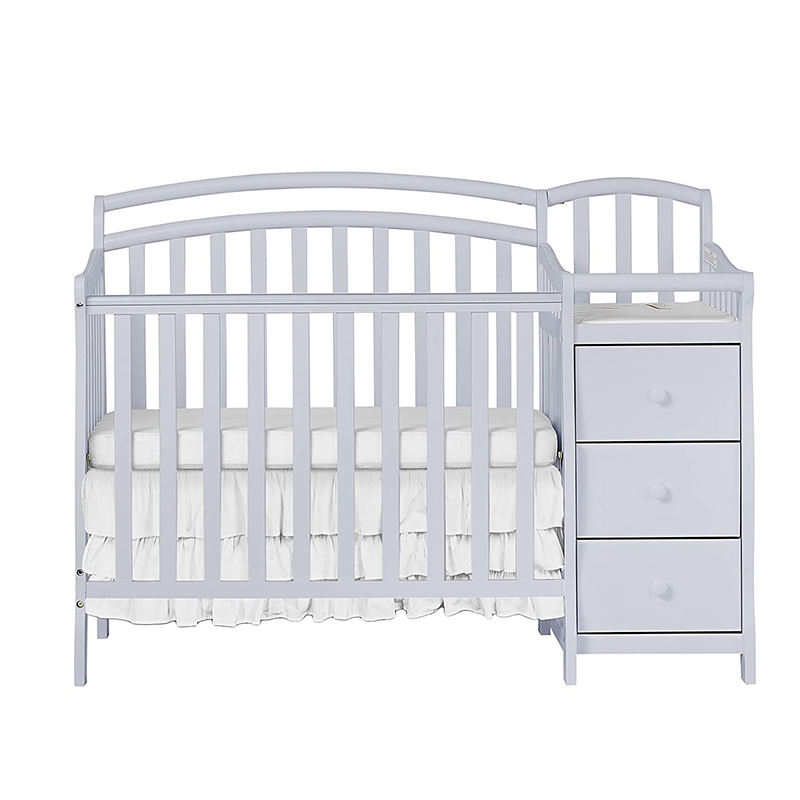 3 in 1 Black Crib with Drawers