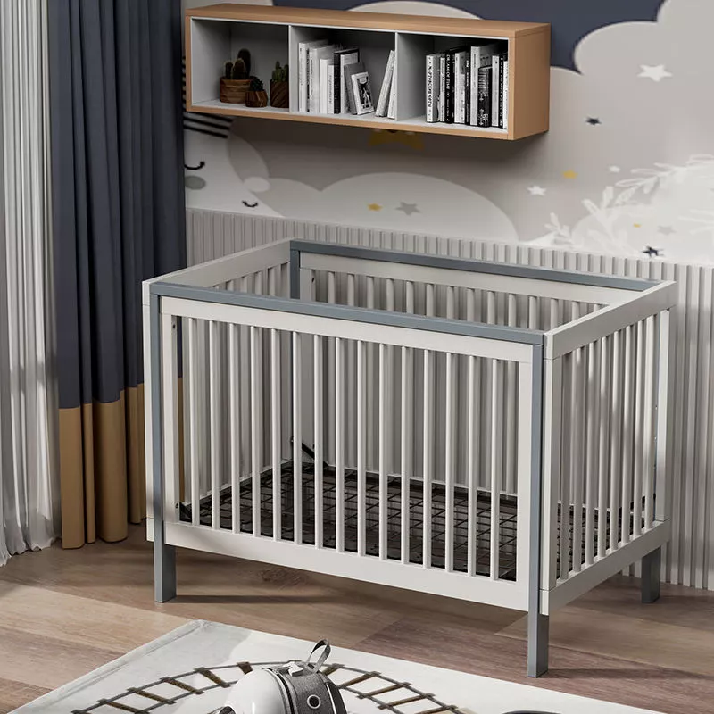 Modern Sturdy Wooden Convertible Crib