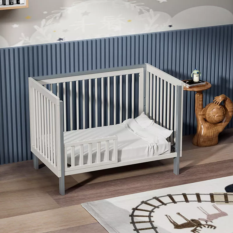 Modern Sturdy Wooden Convertible Crib