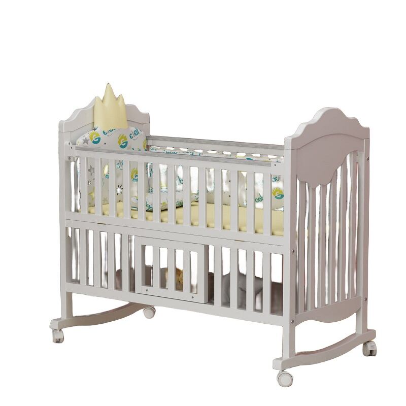 New-High-Quality-Safe-Wooden-Baby-Crib