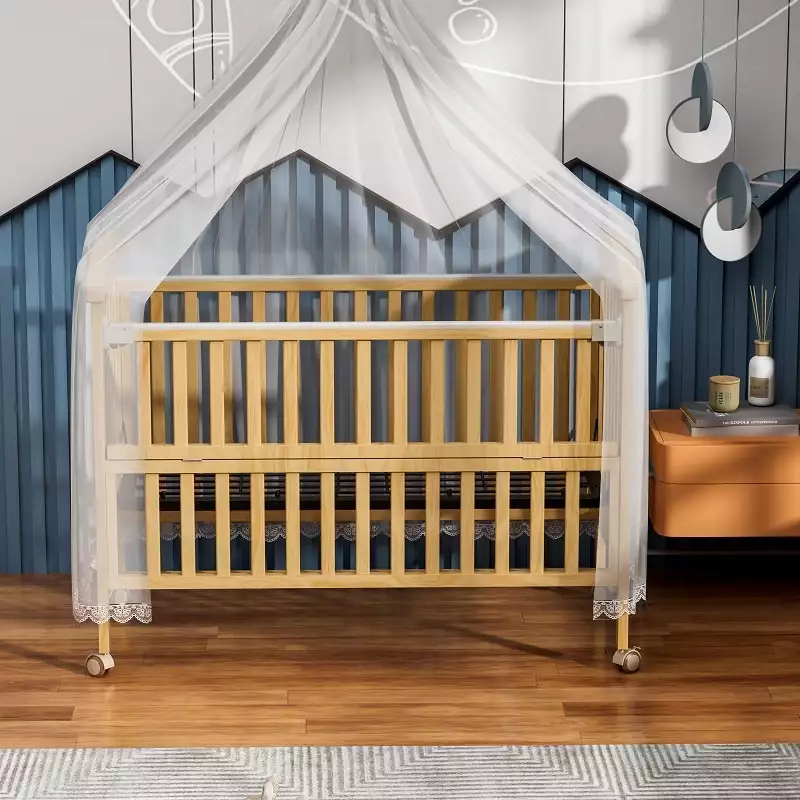 Solid Wood Crib (6)