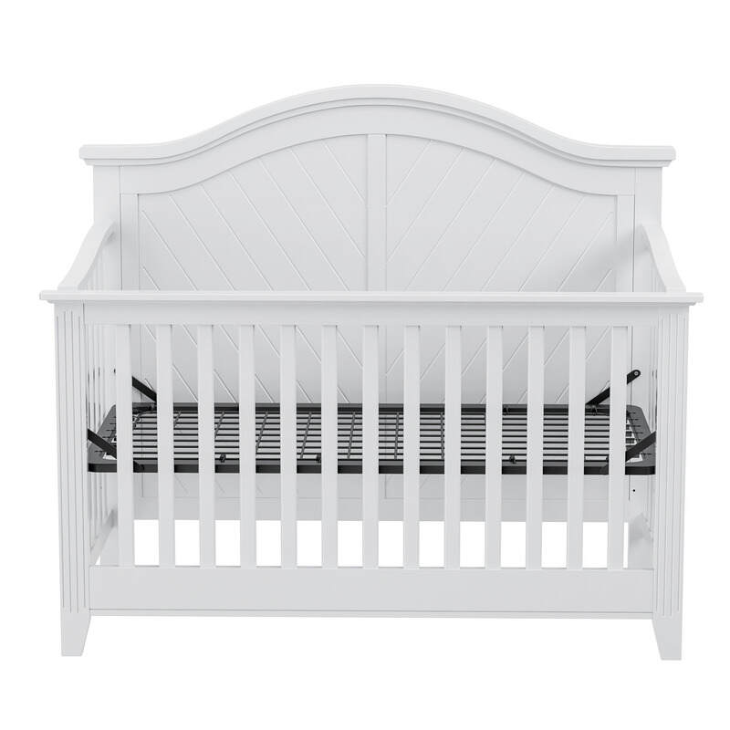 Versatile Convertible Wooden Baby Bed