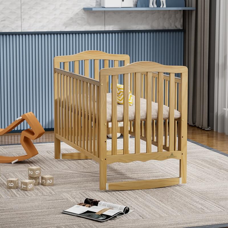 Wooden Baby Bed Varnish 419-5