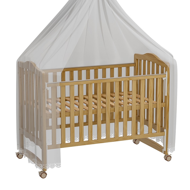 Wooden Baby Bed Varnish 419-8