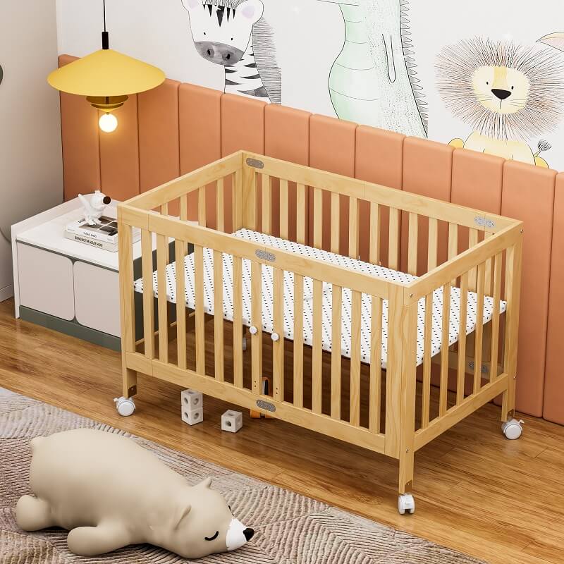 foldable-crib-for-infants-wbb1227-wood-9s