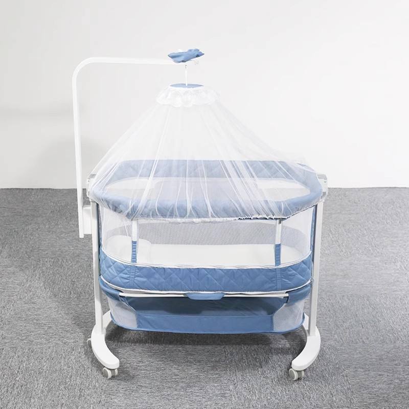 Portable Bedside Bassinet with Mosquito Nets