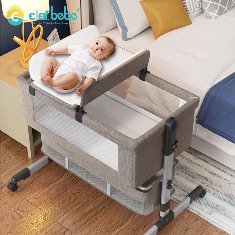 Comfort Bedside Rocking Bassinet with Wheels YW001