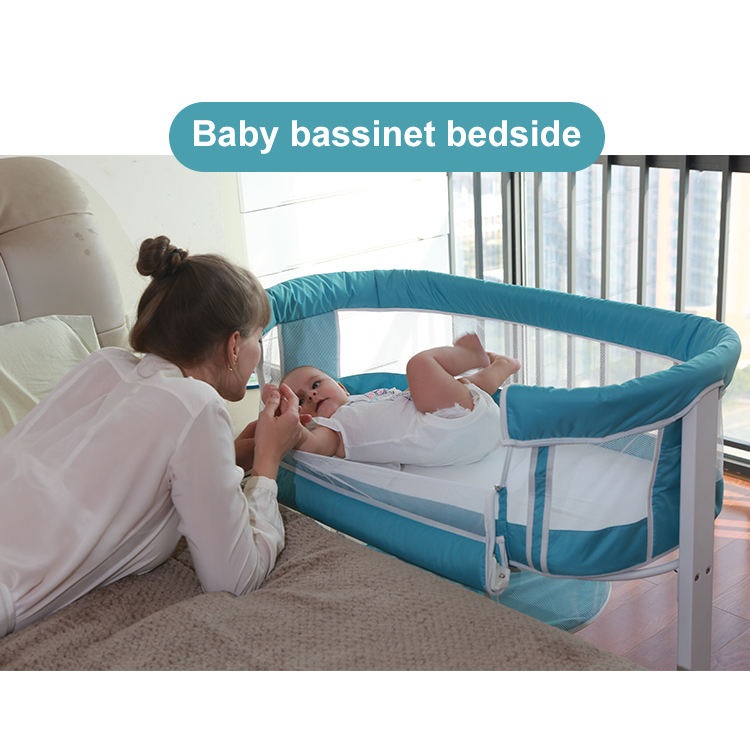 Portable Bedside Bassinet with Mosquito Nets Clafbebe