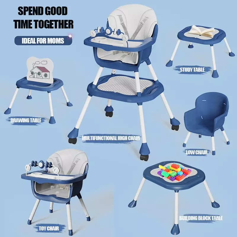 Multifunctional Baby Convertible High Chair