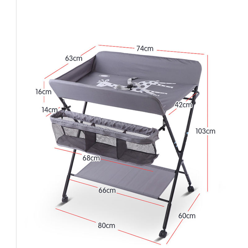 Mesa de Troca Portátil para Recém-nascidos