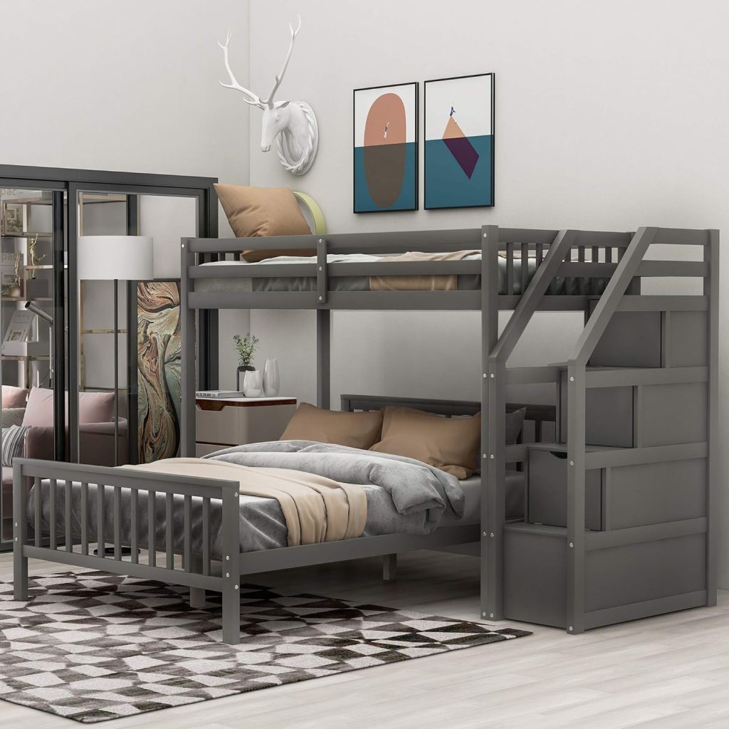 L-Shaped Bunk Bed