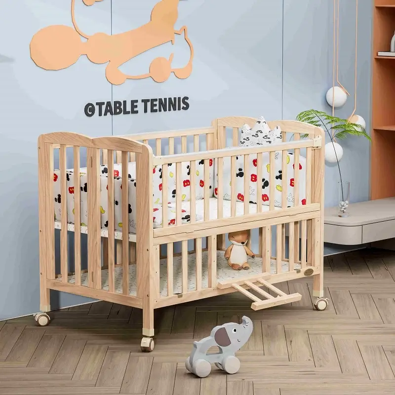 Baby bed wheels best sale