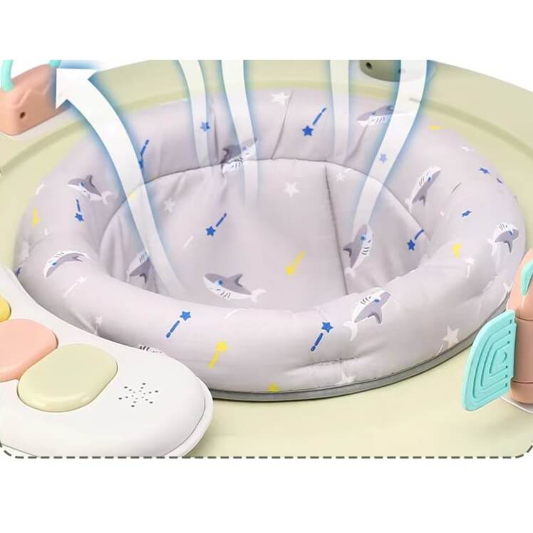 Trotteur pour bébé avec centre d'activités