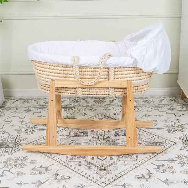 Baby Moses Basket with Rocking Stand