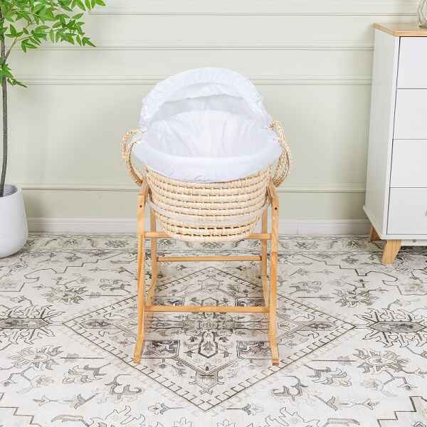 Baby Moses Basket with Rocking Stand